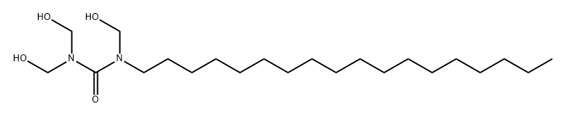 tris(hydroxymethyl)octadecylurea Structure