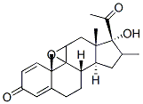 9,11-Epoxy-16-methylpregna-1,4-dien-17-ol-3,20-dione Structure