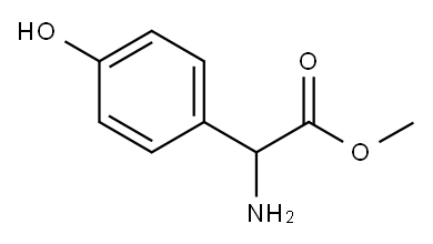 Methyl D-(-)-4-hydroxy-phenylglycinate Structure
