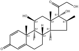 Betamethasone Structure