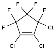 1,2,3-TRICHLOROPENTAFLUOROCYCLOPENTENE-1 Structure