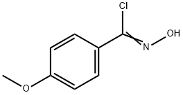 N-HYDROXY-4-METHOXYBENZENECARBOXIMIDOYL CHLORIDE Structure