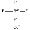 Copper(II) borofluoride  Structure