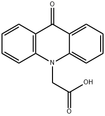 9-Oxo-10(9H)-acridineacetic acid Structure