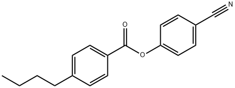 4-CYANOPHENYL 4-N-BUTYLBENZOATE Structure