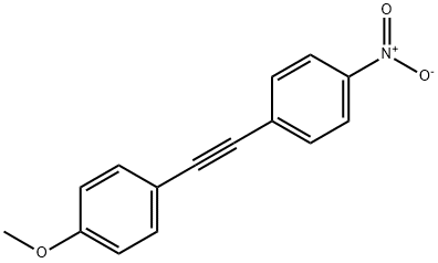 1-(4-METHOXYPHENYL)-2-(4-NITROPHENYL)-ACETYLENE Structure