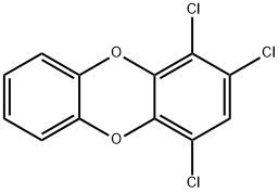 1,2,4-TRICHLORODIBENZO-P-DIOXIN Structure