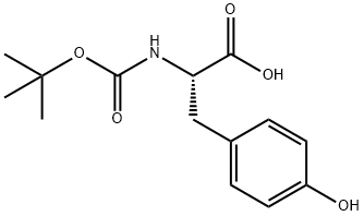 BOC-L-Tyrosine Structure