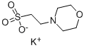 2-(N-Morpholino)ethanesulfonic acid potassium salt Structure