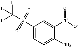 2-NITRO-4-(TRIFLUOROMETHYLSULFONYL)ANILINE Structure