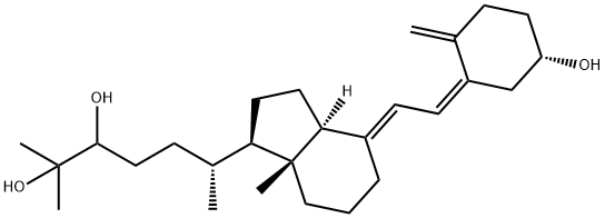 24(R), 25-DIHYDROXYVITAMIN D3 Structure