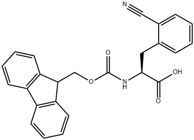 fmoc-L-2-cyanophenylalanine Structure
