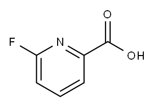 2-Fluoropyridine-6-carboxylic acid Structure