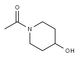 1-ACETYLPIPERIDIN-4-OL Structure