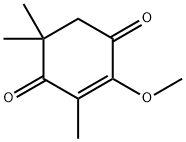 2-Methoxy-3,5,5-trimethyl-2-cyclohexene-1,4-dione Structure