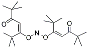 BIS(2,2,6,6-TETRAMETHYL-3,5-HEPTANEDIONATO)NICKEL(II) Structure