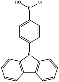 4-(9H-Carbozol-9-yl)phenylboronic acid Structure