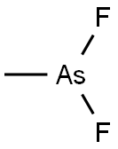 Methyldifluoroarsine Structure