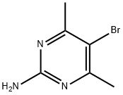 2-Amino-5-bromo-4,6-dimethylpyrimidine Structure