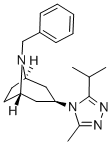 8-Benzyl-3-exo-(5-isopropyl-3-methyl-4H-1,2,4-triazol-4-yl)-8-azabicyclo[3.2.1]octane  Structure
