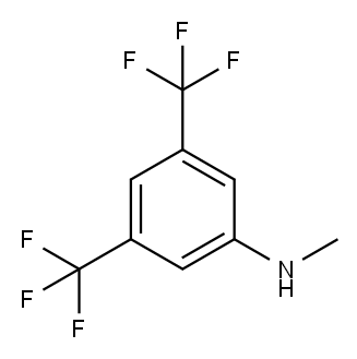 N1-methyl-3,5-di(trifluoromethyl)aniline Structure