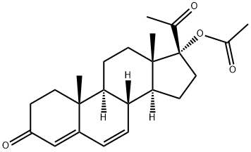 6,7-Dehydro-17α-acetoxy Progesterone Structure