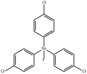 Tris(p-chlorophenyl)fluorostannane Structure