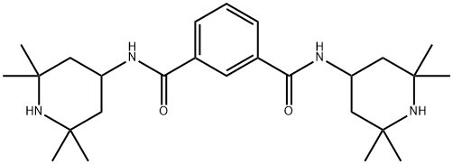 N,N'-Bis(2,2,6,6-tetramethyl-4-piperidinyl)-1,3-benzenedicarboxamide Structure