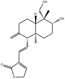 14-DEOXY-11,12-DIDEHYDROANDROGRAPHOLIDE Structure