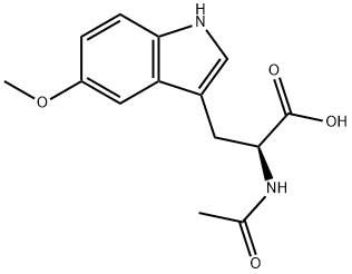 N-ACETYL-5-METHOXY-DL-TRYPTOPHAN MONOHYDRATE Structure
