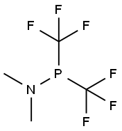 Phosphinous amide, N,N-dimethyl-P,P-bis(trifluoromethyl)- Structure