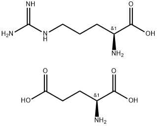 L-Arginine L-glutamate Structure