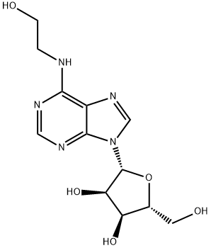 N-(2-Hydroxyethyl)adenosine Structure