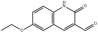 3-Quinolinecarboxaldehyde,6-ethoxy-1,2-dihydro-2-oxo-(9CI) Structure