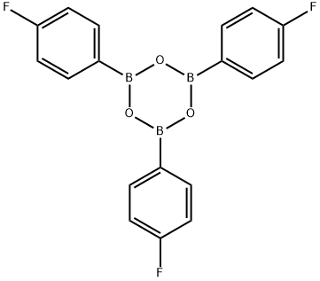 2,4,6-TRIS(4-FLUOROPHENYL)BOROXIN Structure