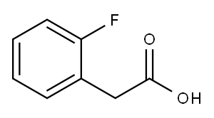 2-Fluorophenylacetic acid Structure