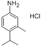 3-METHYL-4-ISOPROPYLANILINE HYDROCHLORIDE Structure
