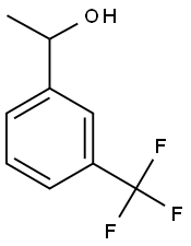 ALPHA-METHYL-3-(TRIFLUOROMETHYL)BENZYL ALCOHOL Structure