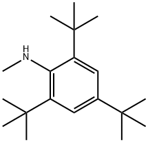 2,4,6-TRI-TERT-BUTYL-N-METHYLANILINE Structure