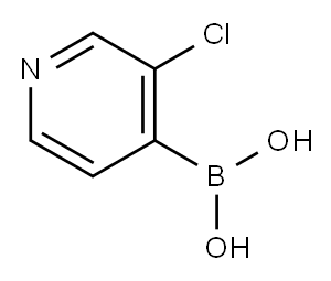 3-Chloro-4-pyridineboronic acid hydrate Structure