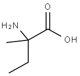 2-AMINO-2-METHYLBUTYRIC ACID Structure