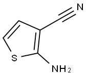 2-AMINO-3-CYANOTHIOPHENE Structure