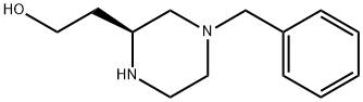 (S)-4-(Phenylmethyl)-2-piperazineethanol Structure