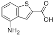 Benzo[b]thiophene-2-carboxylic acid, 4-amino- (9CI) Structure