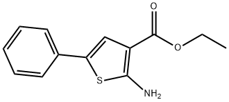 ETHYL 2-AMINO-5-PHENYLTHIOPHENE-3-CARBOXYLATE Structure