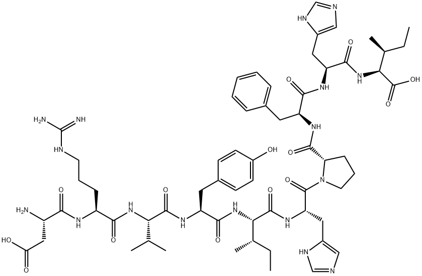ANGIOTENSIN I, HUMAN Structure