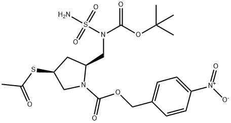 ACS-PNZ-PYRROLIDYL-(BOC)-NSO2NH2 Structure