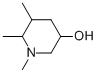 3-Piperidinol,1,2,3-trimethyl- Structure