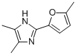1H-Imidazole,  4,5-dimethyl-2-(5-methyl-2-furanyl)- Structure