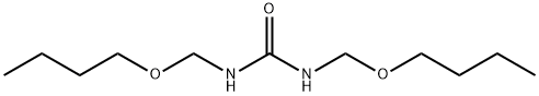 1,3-bis(butoxymethyl)urea  Structure